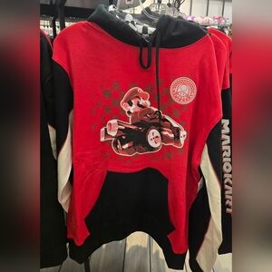 Universal Studios Super Nintendo World Mario Kart Hoodie Adult Size Large NWT